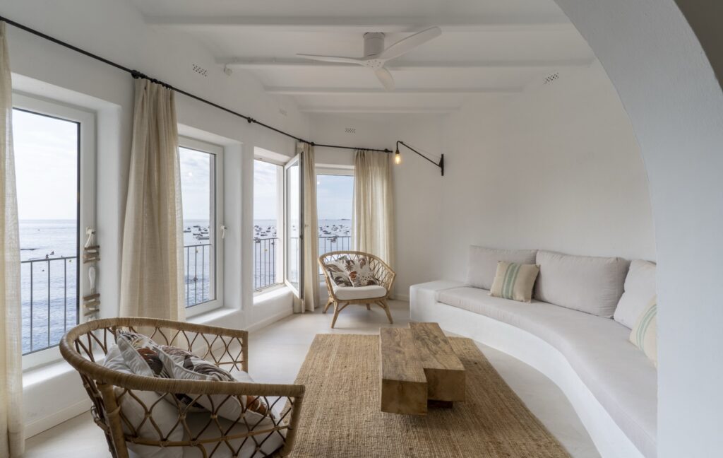 apartamento calella de palafrugell con chimenea