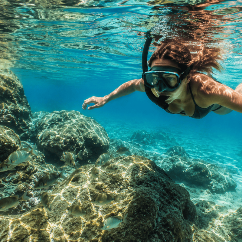 snorkel en la costa brava